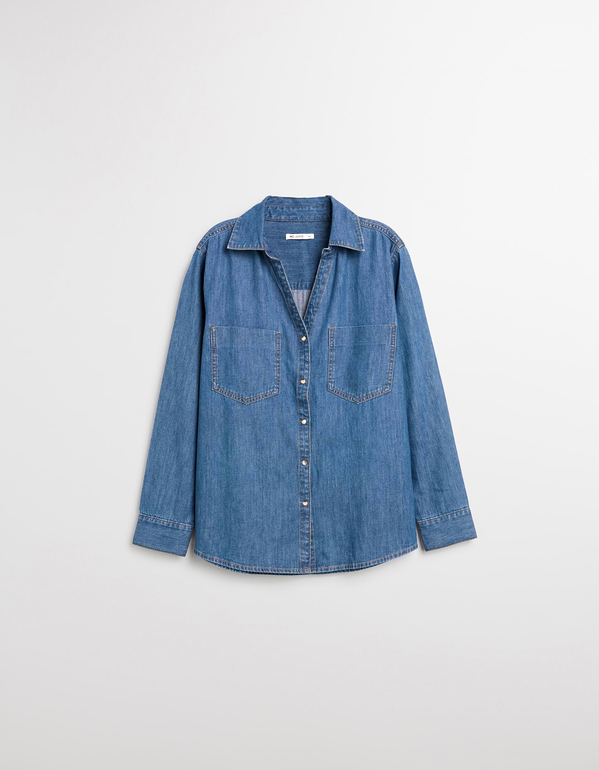Camisa de Ganga, Mulher, Azul