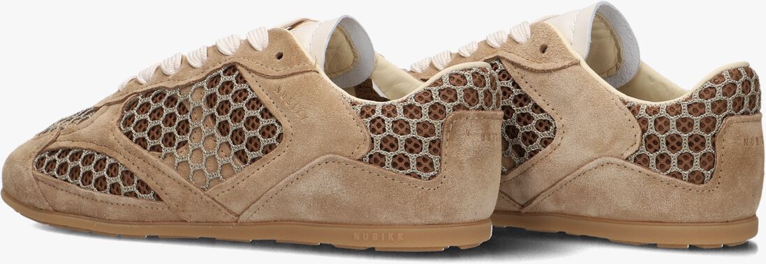beige nubikk lage sneakers riley morgan