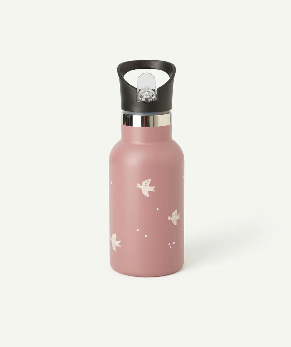 FRESKGOURDE 350ML ROSE IMPRIMÉE HIRONDELLES ENFANT