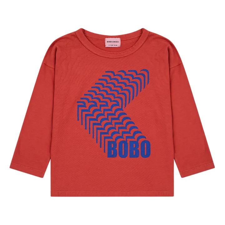 Bobo Choses T-Shirt Coton Bio Shadow | Rouge
