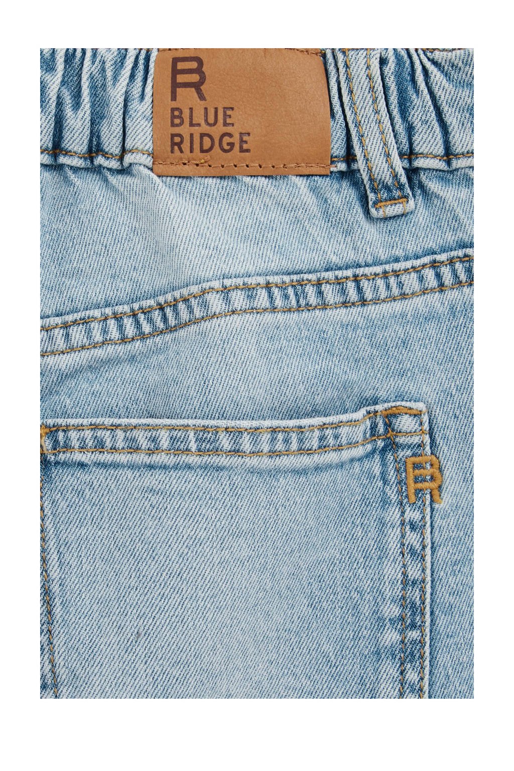 WE Fashion Blue Ridge waist loose fit jeans light blue denim