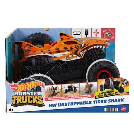 Hot Wheels R/C Tiger Shark Monster Truck, ferngesteuertes Auto