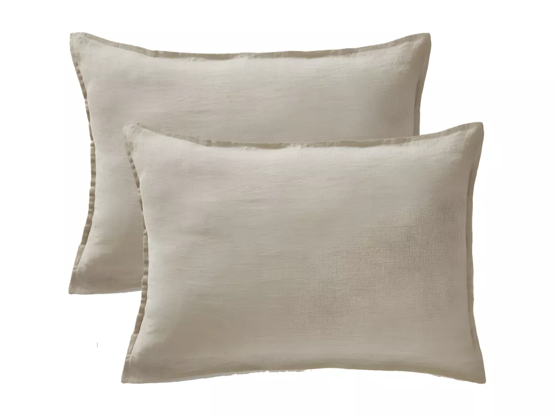 Lot de 2 taies d'oreiller 