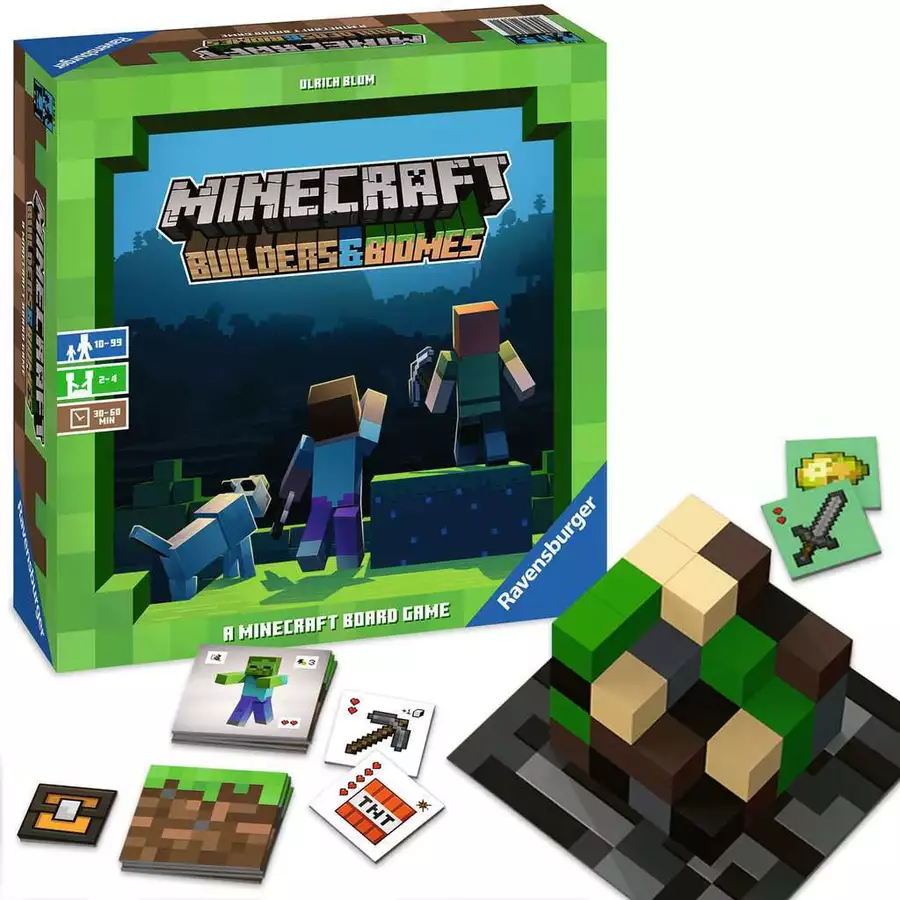 Ravensburger Minecraft Builders & Biomes bunt