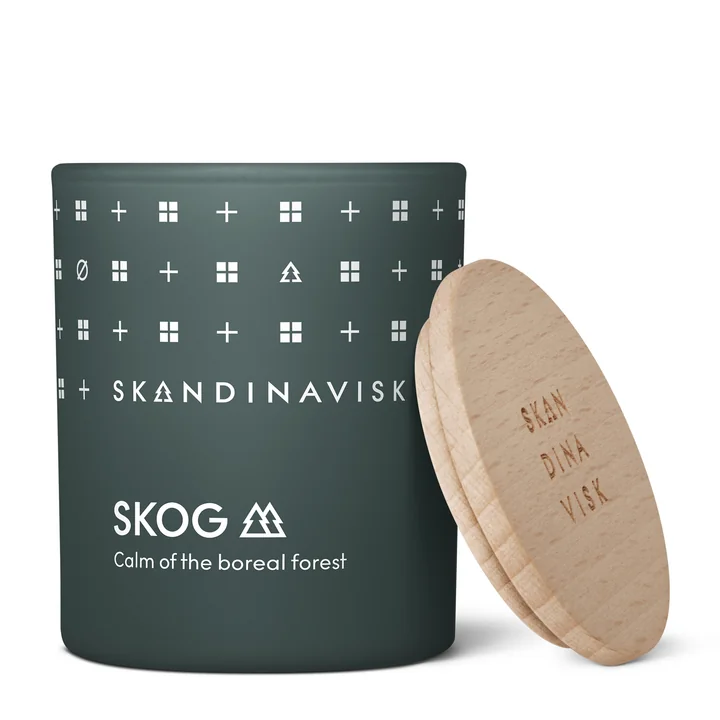 Skandinavisk - Duftkerze mit Deckel Ø 5,1 cm, Skog