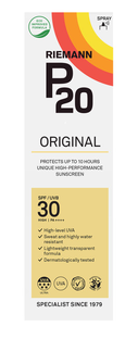 Riemann P20 Zonnebrand Spray SPF30 85ML