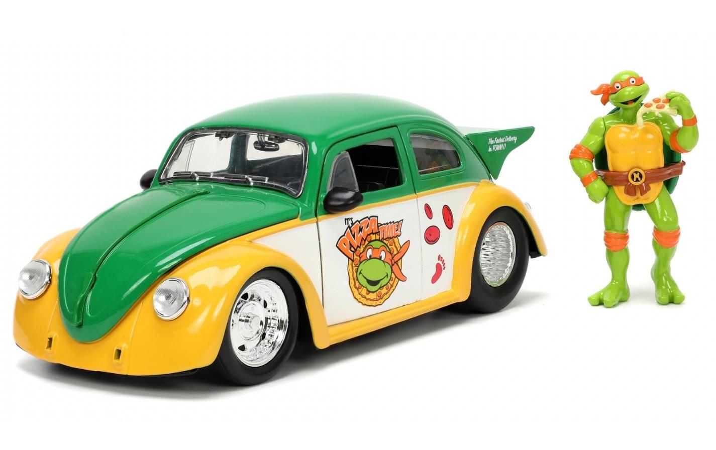 VW Drag Beetle 1959, Turtles 1:24Volkswagen Drag Beetle Sammlermodell aus dem Jahr 1959