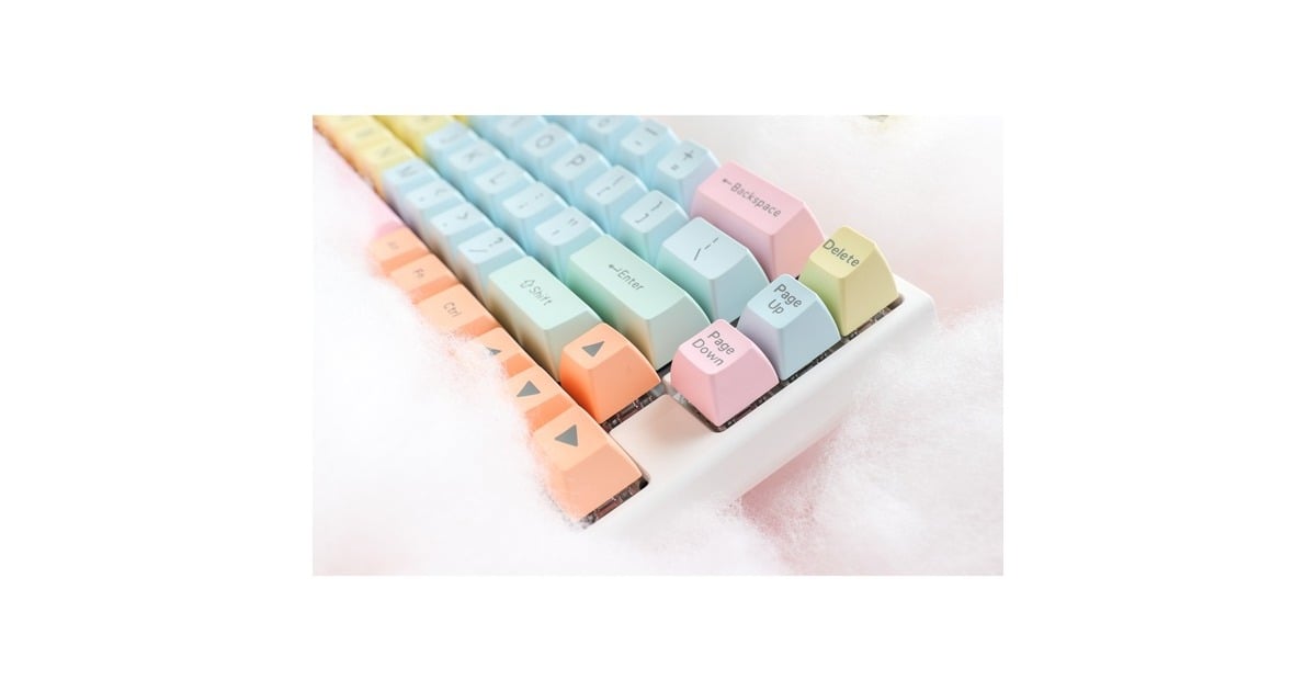 DuckyCotton Candy Keycap set keycaps  (ABS, QWERTY-set)