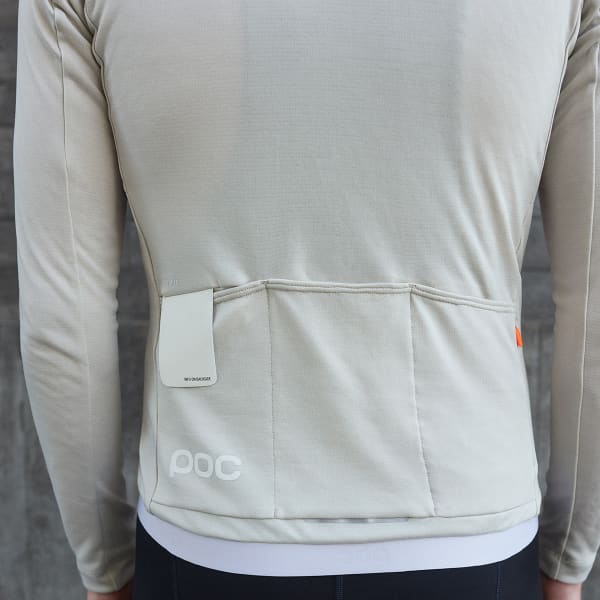 Maillot vélo POC M'S THERMAL LITE LS JERSEY LIGHT SANDSTONE BEIGE