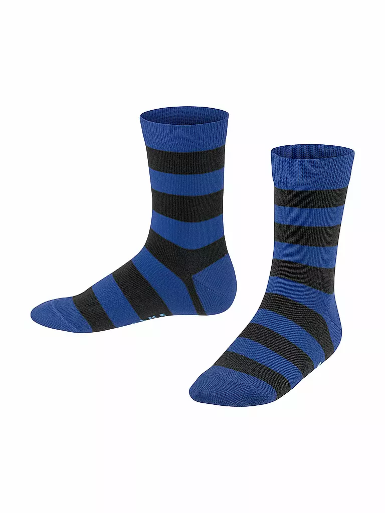 FALKE Kinder Socken Happy Stripe 2er Pkg black schwarz
