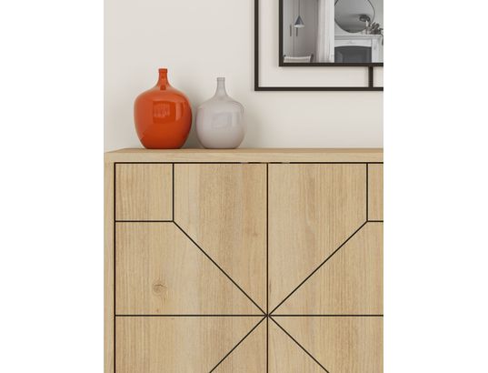 CONCEPT1 - Bahut Dune chene 123 x 35 x 62,4cm