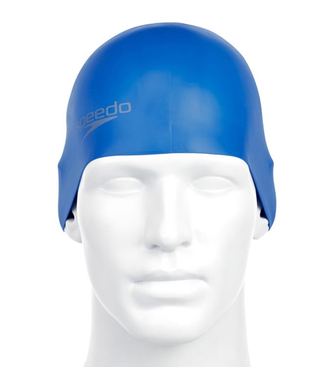 Speedo MOULDED SIL CAP BLU Badmuts