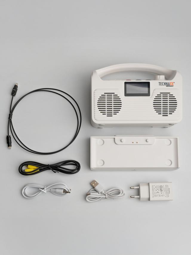 Technaxx Kabelloser TV-Lautsprecher mit Basisstation TX-317