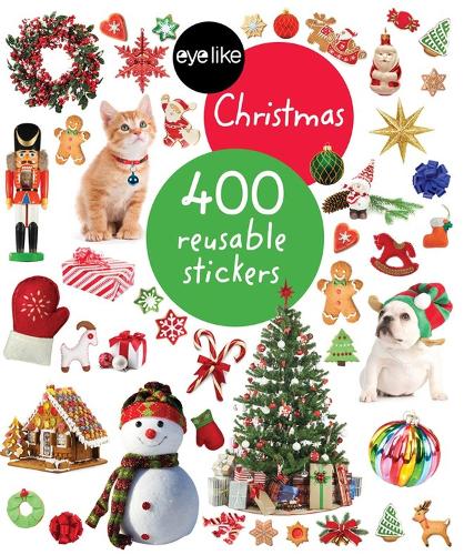 Eyelike Stickers: Christmas: 400 Reusable Stickers (Paperback)