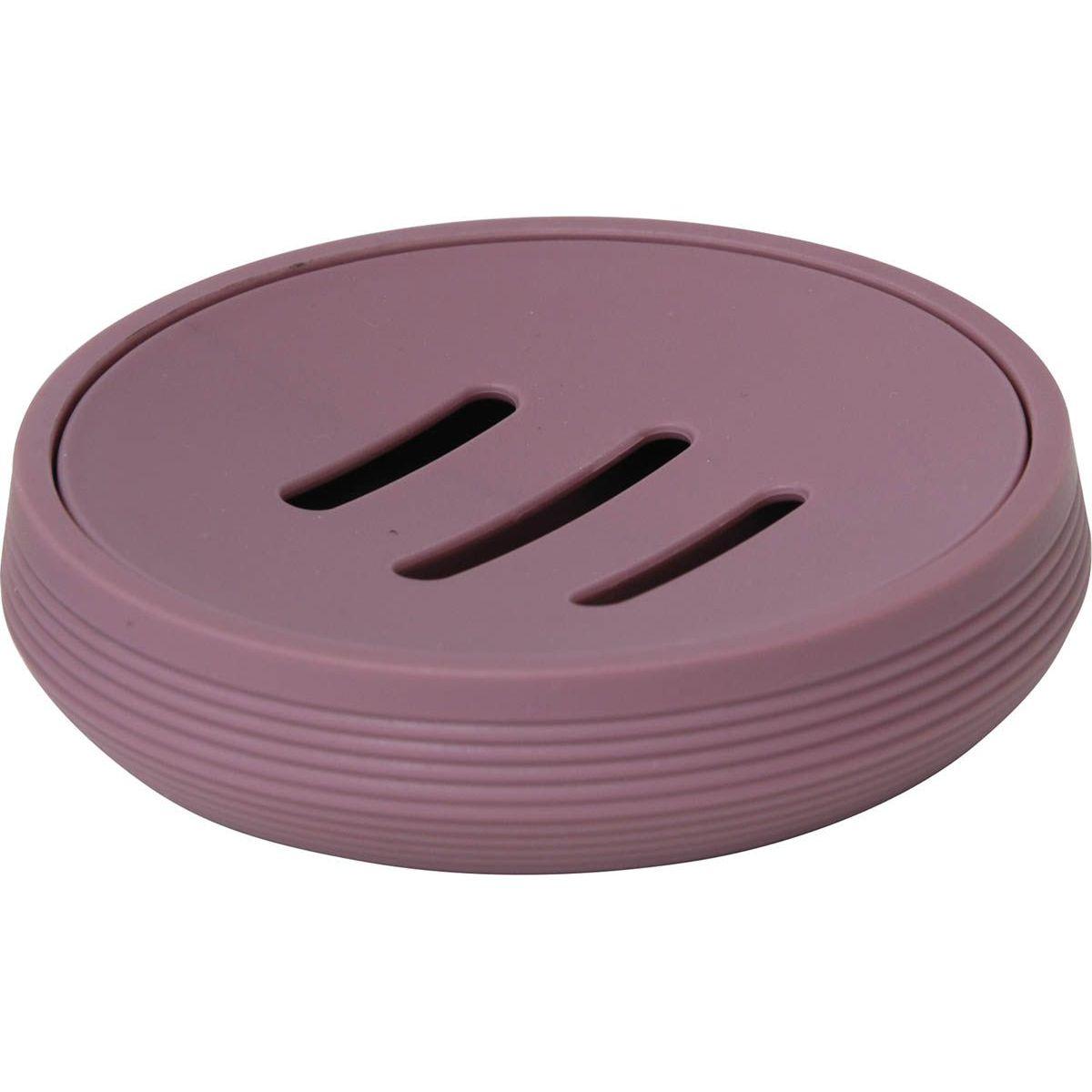 PORTE SAVON STRIE ABS ET RUBBER VIOLINE