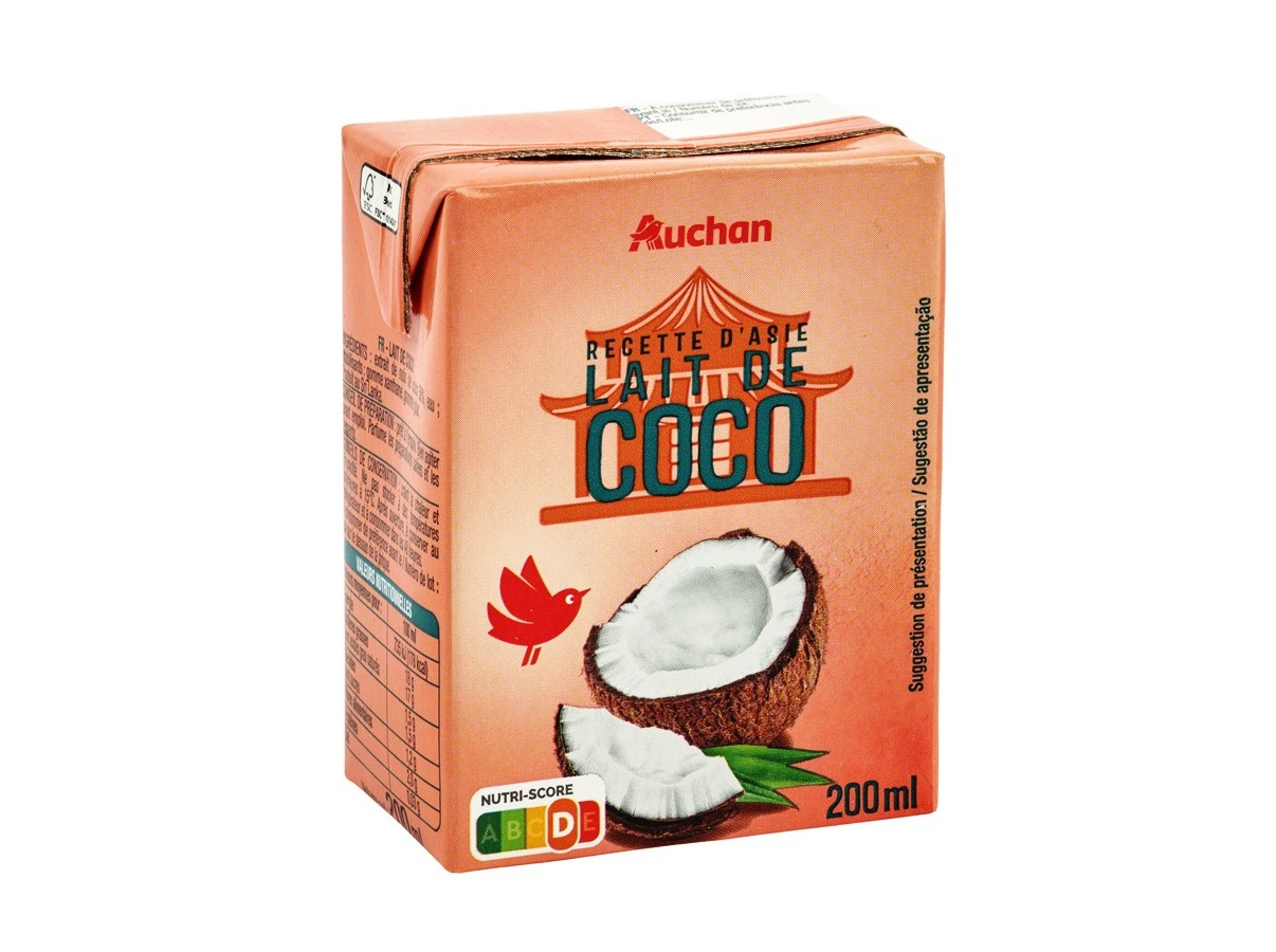 LEITE DE COCO AUCHAN 200ML
