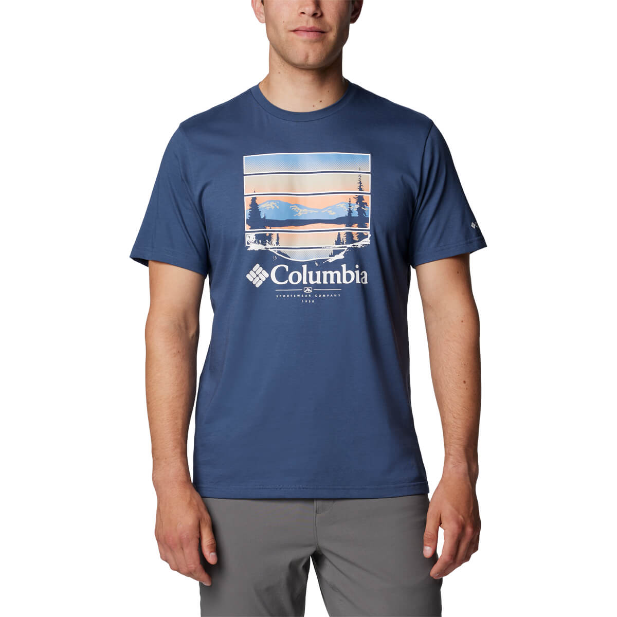 Columbia Path Lake Graphic T-shirt Herre