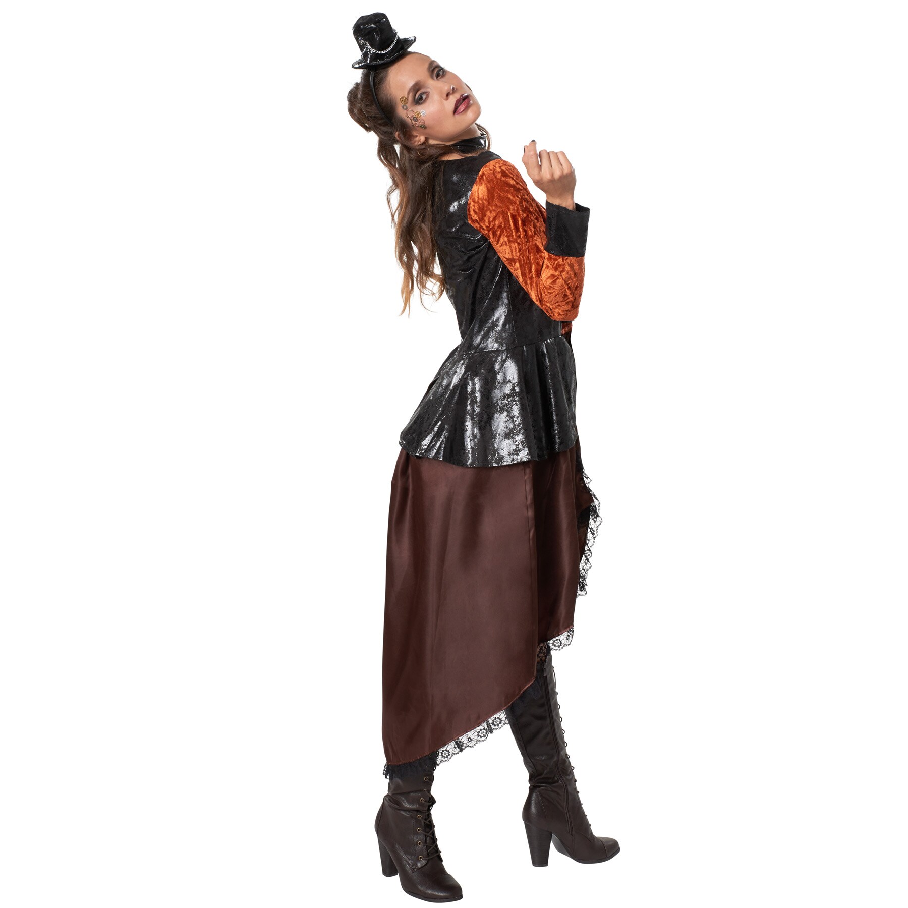 tectake® Frauenkostüm Steampunk Prinzessin