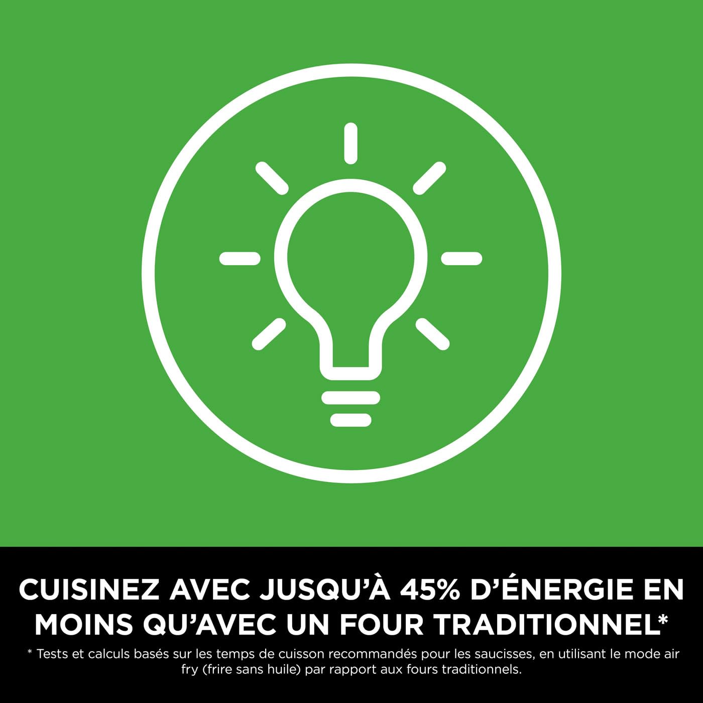 NINJA Foodi FlexDrawer Air Fryer, Dual Zone Avec Séparateur Amovible, Grand Tiroir de 10.4 L, 7-en-1, Double Zone, Pièces Antiadhésives Compatibles Au