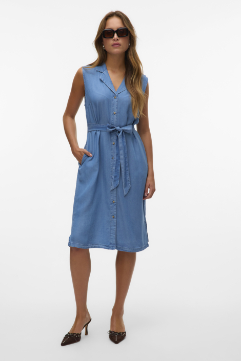Vero Moda blauwe dames jurk