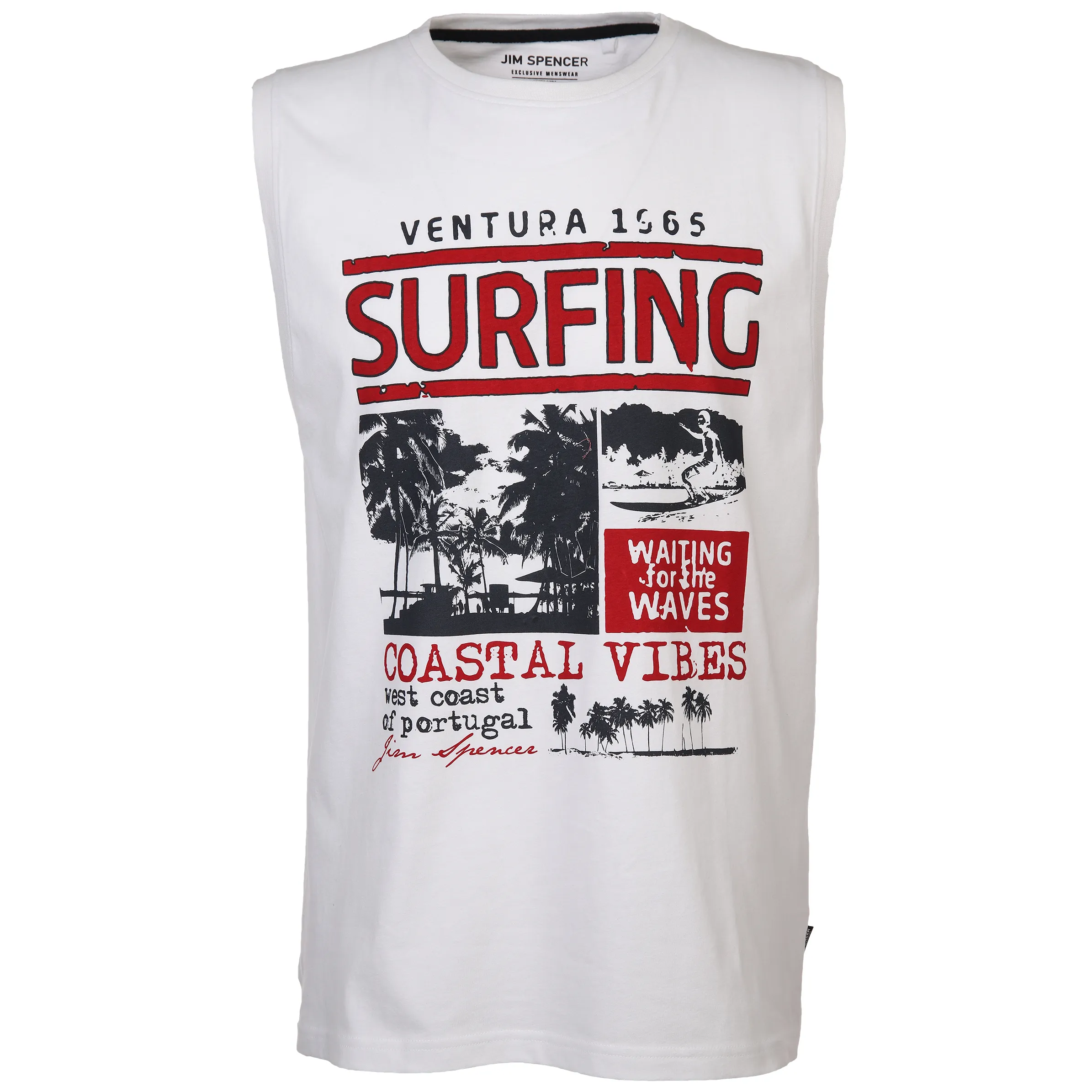 Herren Top mit Frontprint