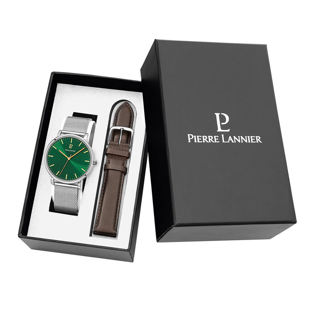Coffret De Montre Pierre Lannier Essential Vert
