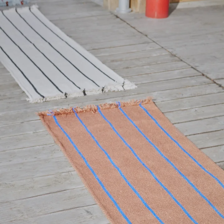 OYOY - Lina Läufer recycled, 62 x 200 cm, dusty blue