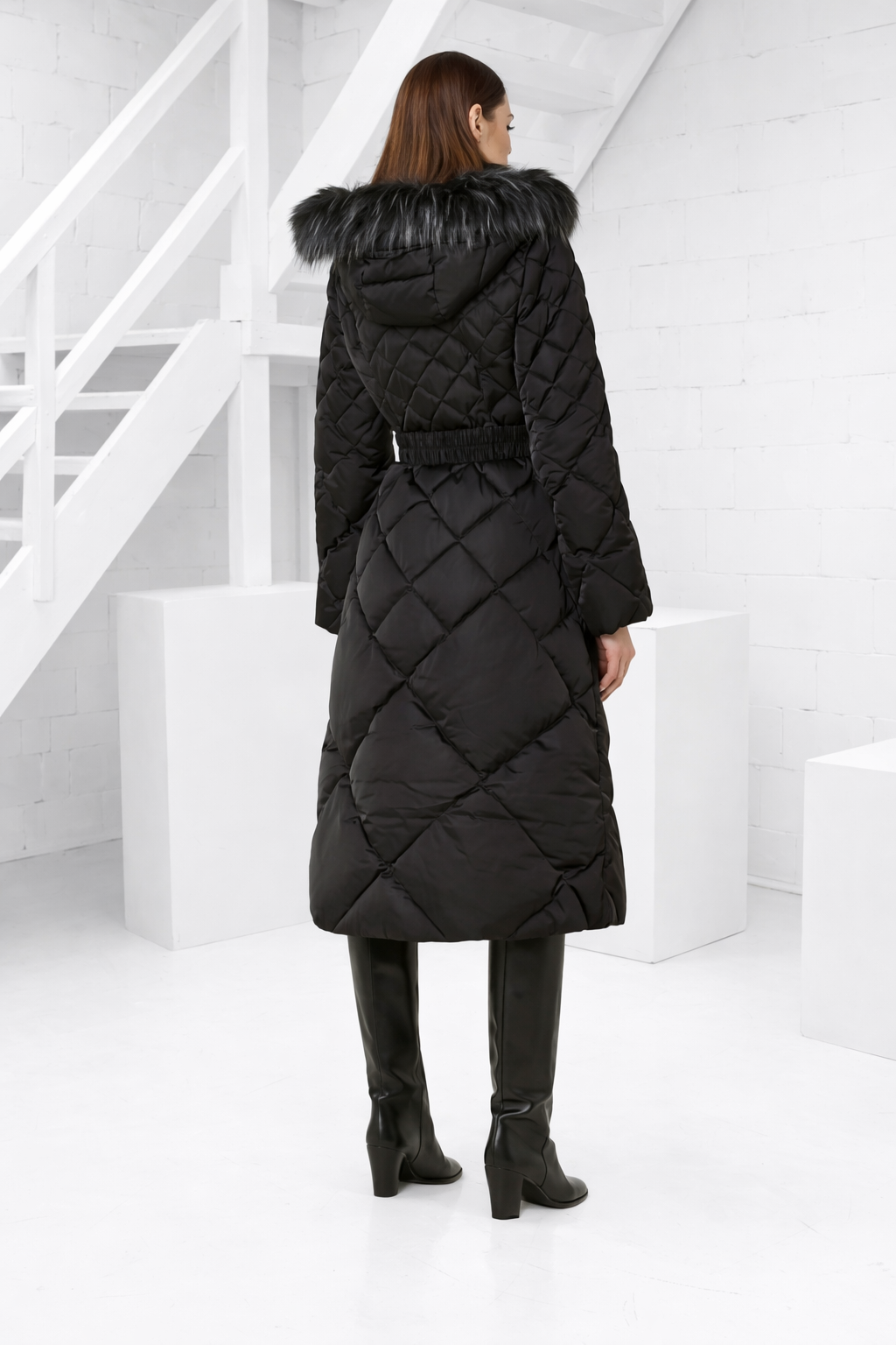 Guess Isoliertier Winterjas Dames Zwart