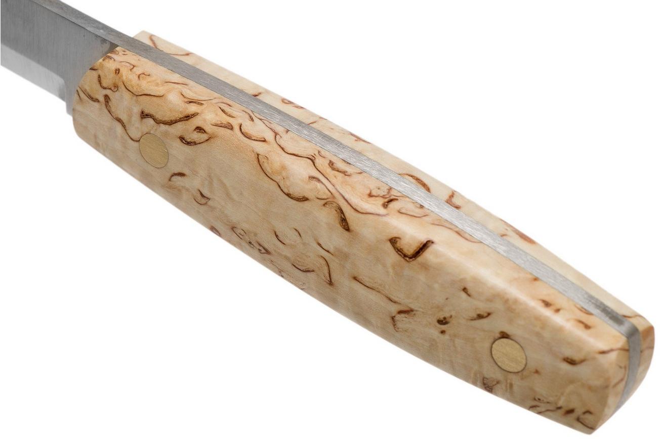 Nordic Knife Design Korpi 90 Curly-birch, 2040 vaststaand mes