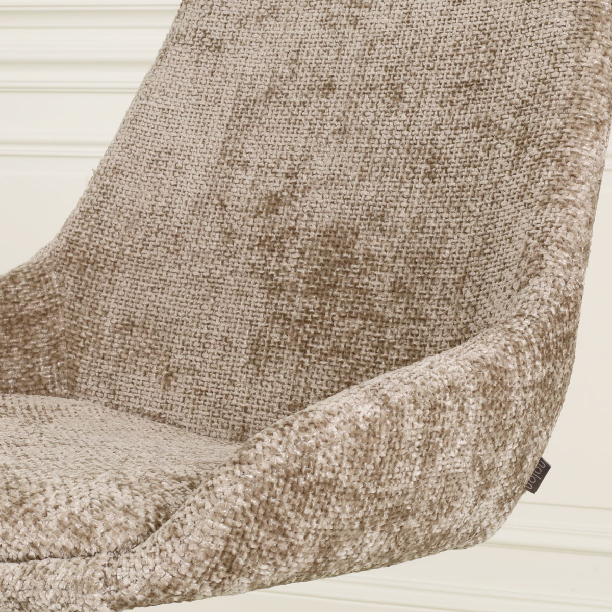 Barkruk Nino-Isa bruin - wit onderstel - 75 cm