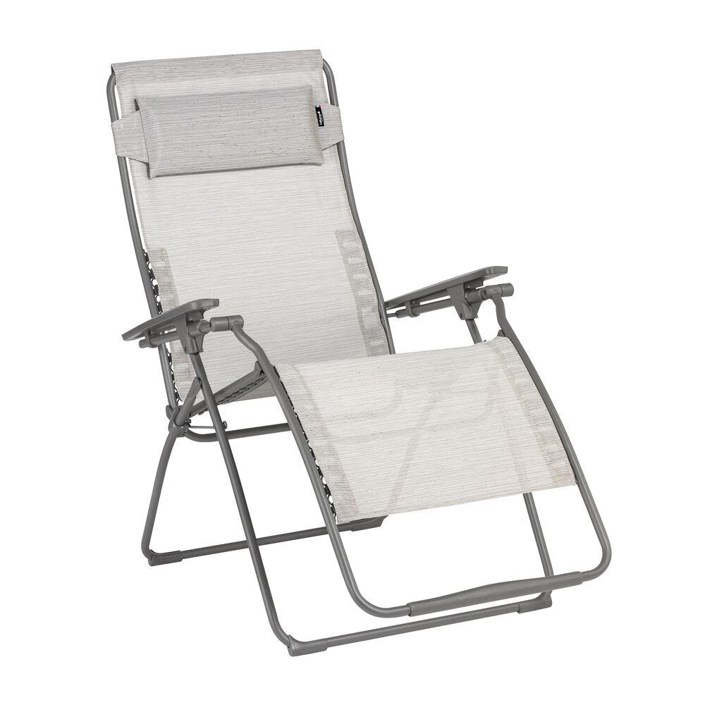 Zero-Gravity-Relaxliege - XL Futura XL Batyline® Duo Grau Galet