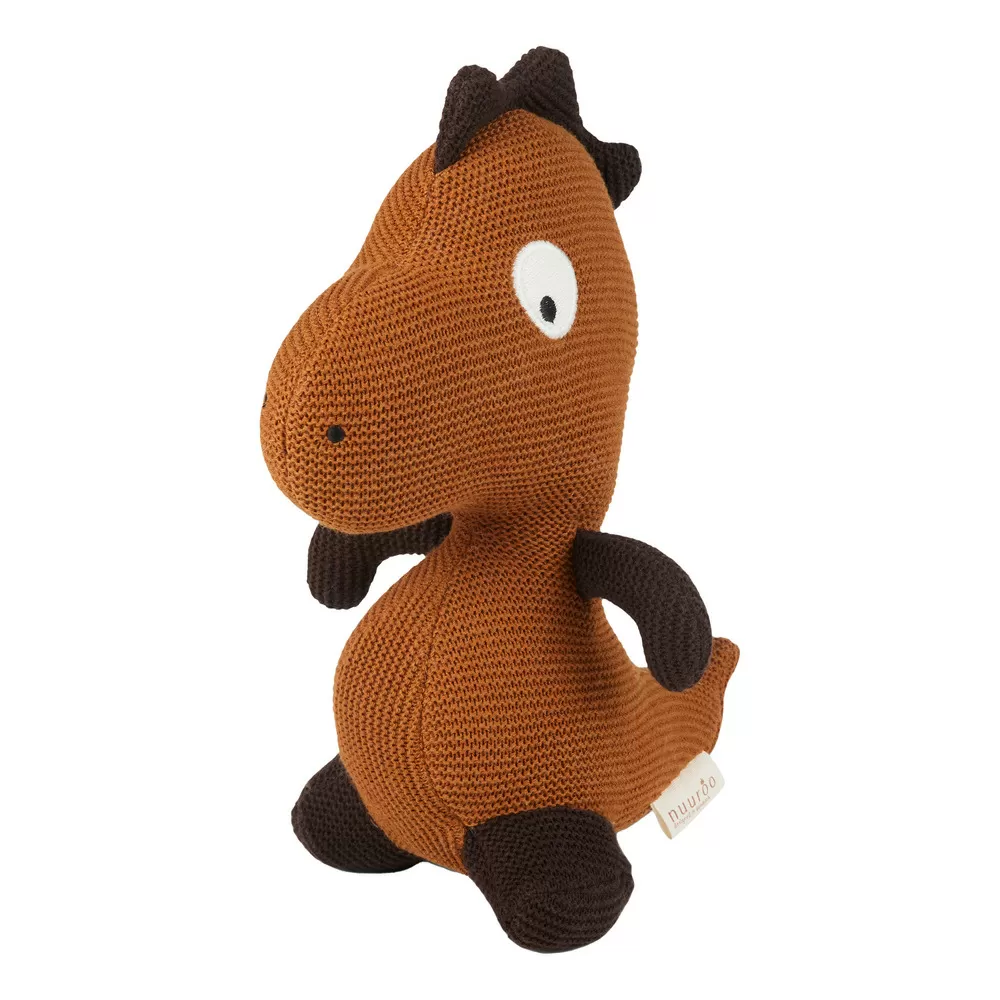Nuuroo Andrea strikket bamse Caramel Café - 1 stk.