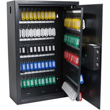 Armoire 150 clés fermeture électronique à code Pavo, gris foncé