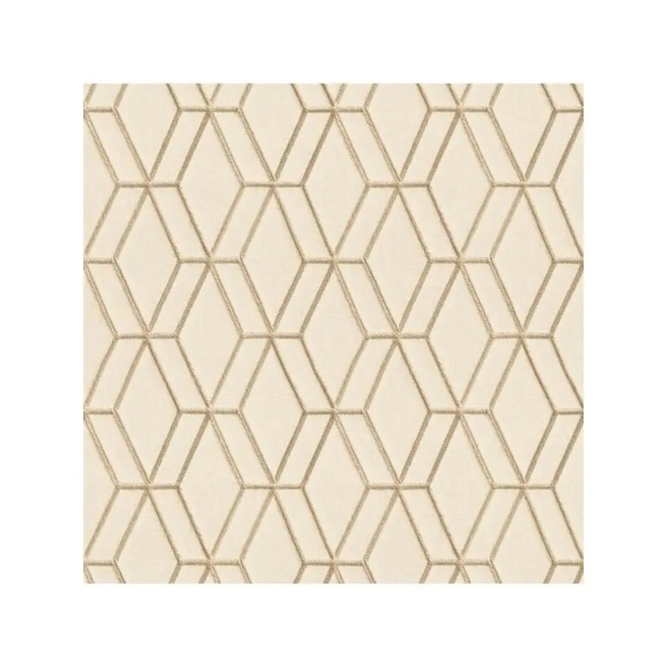 Dutch Wallcoverings - Wallstitch hexagonal beige - 0,53x10,05m