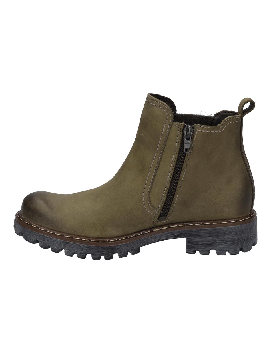 Stiefelette Marta 03, oliv-kombi
