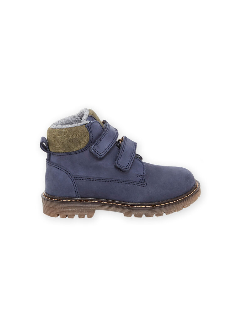 Boots montantes en cuir