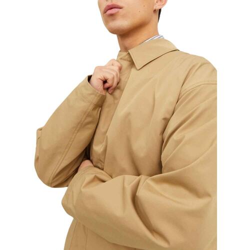 Jack & Jones - JJECREASE MAC COAT NOOS Beige