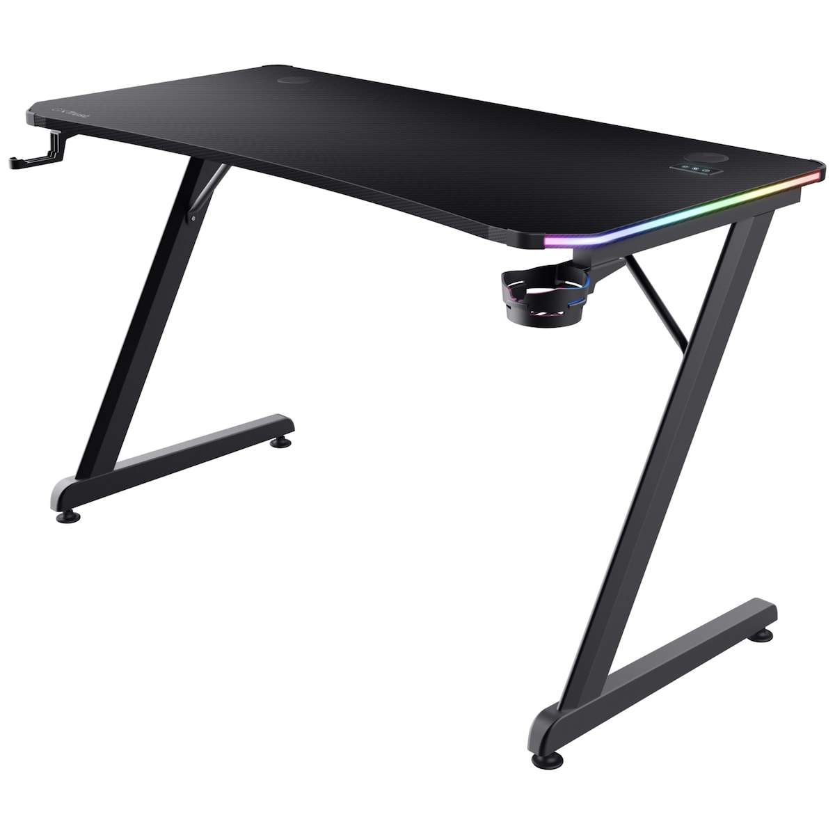 Trust GXT709 LUMINUS RGB gamingbord (sort)