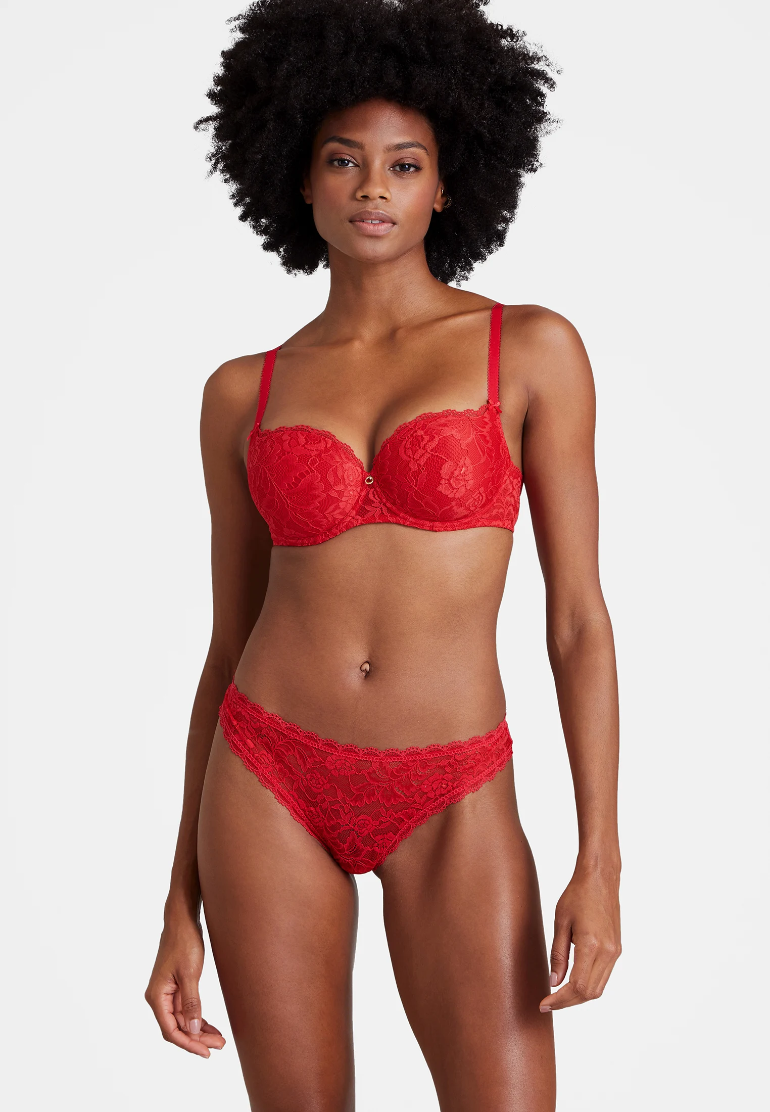 ROSESSENCE - Soutien-gorge corbeille coque confort | Rouge