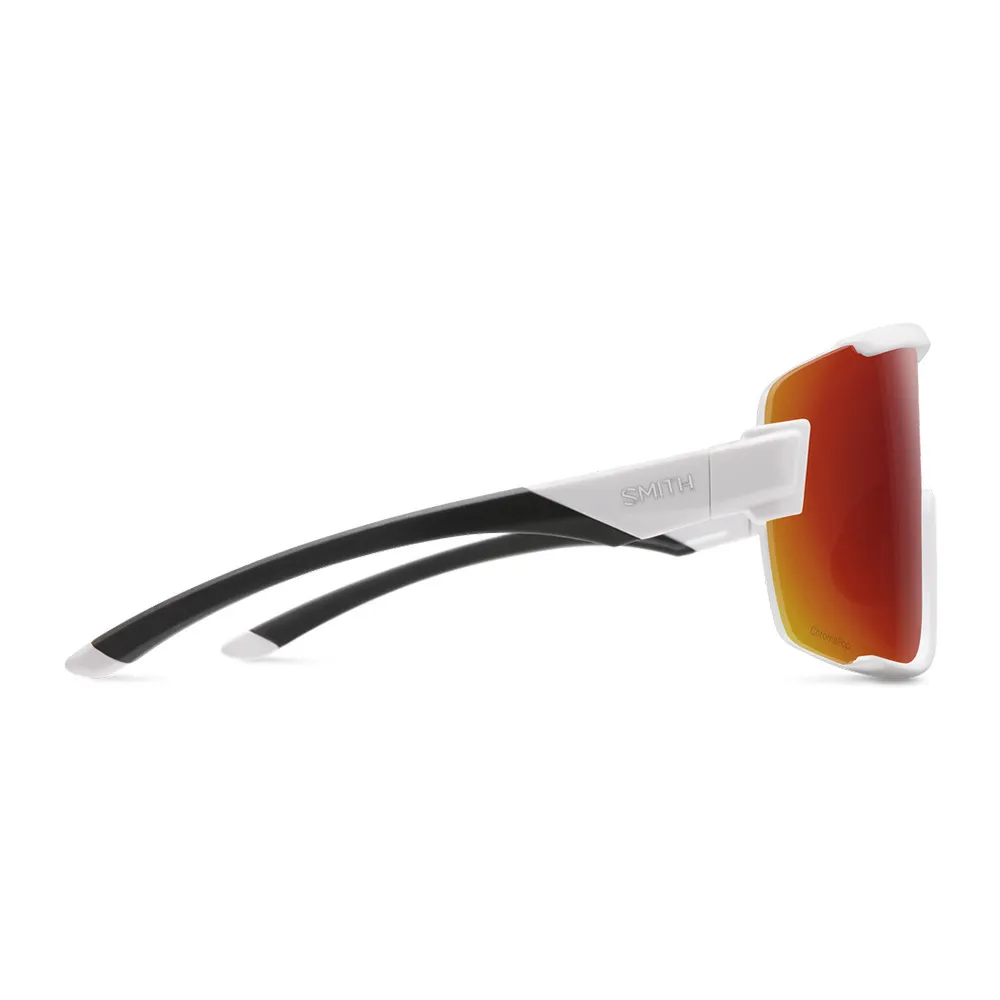 Smith WILDCAT - Lunettes de soleil white/chromapop red mirror