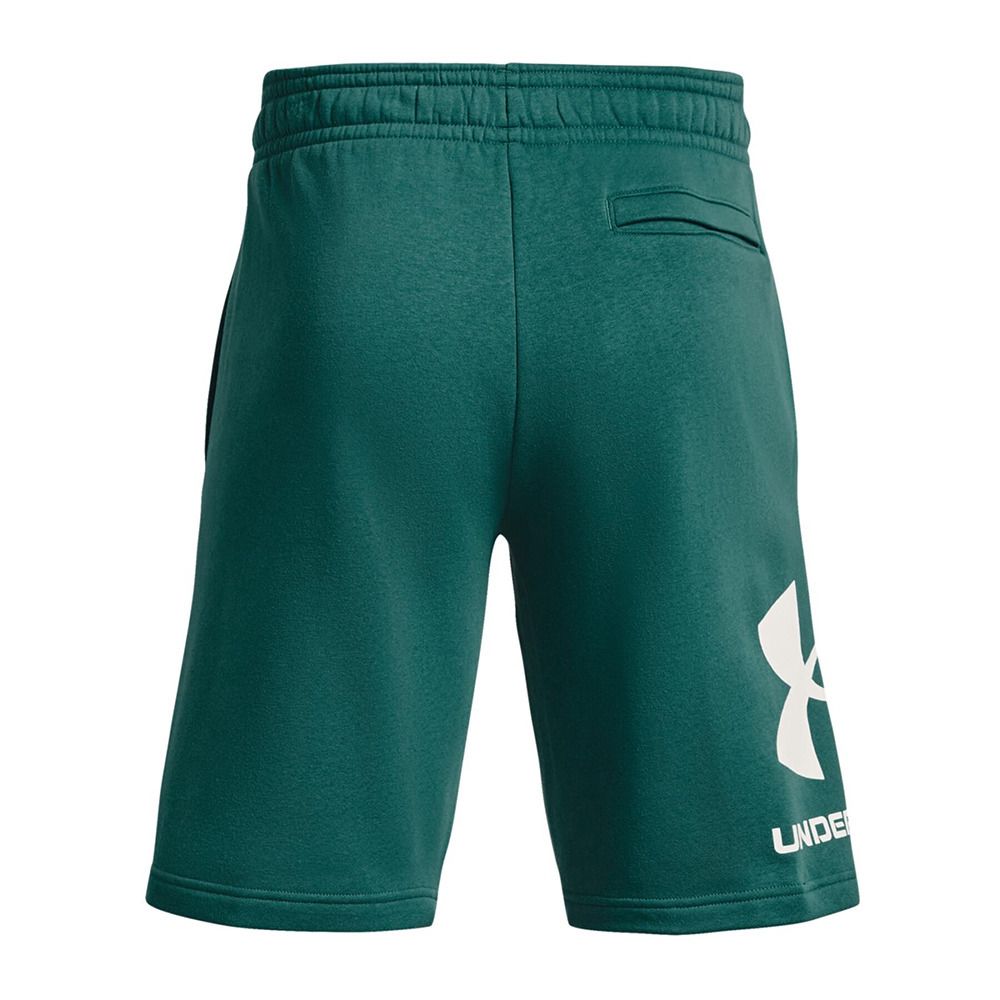 Under Armour UA RIVAL FLEECE BIG LOGO - Short Homme coastal teal/onyx white