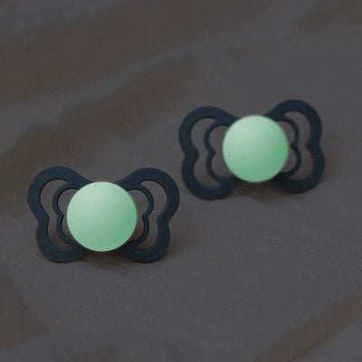 BIBS Couture Smokk 2-pack Lateks Str 1, Sage Glow/Cloud Glow