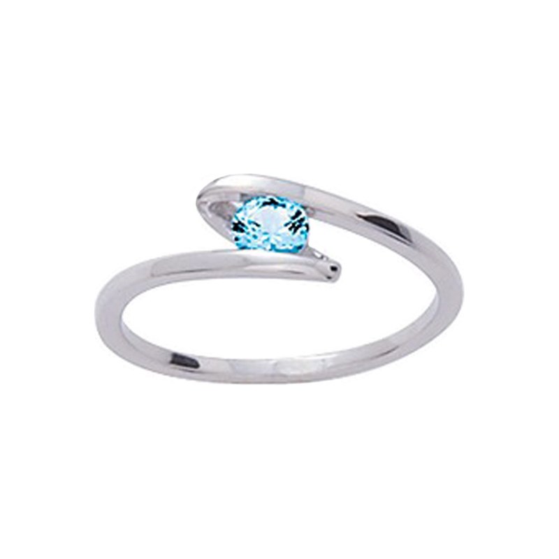 Bague femme - Oxyde de zirconium - Argent 925