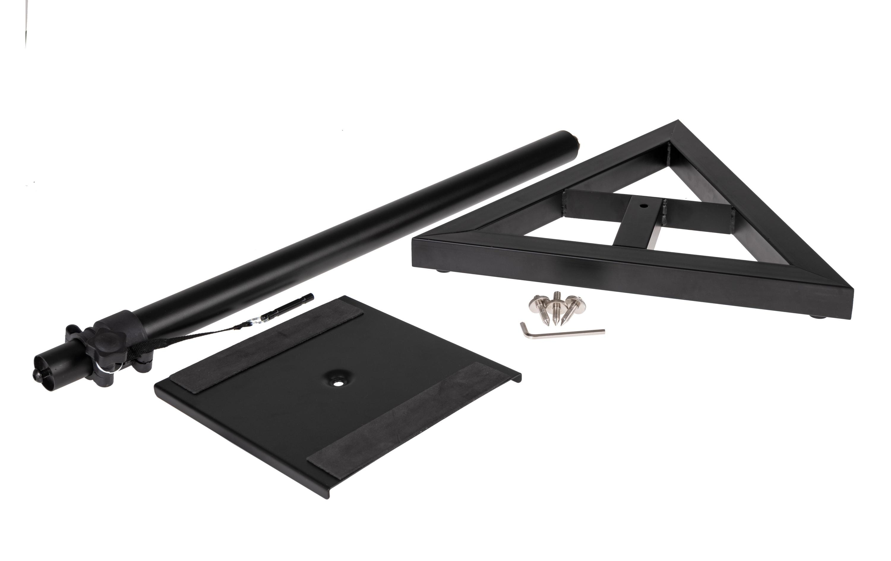Studiomonitore T7 V Kit 2 – Schwarz<br>Aktives Studiomonitor-Set mit Kabeln, Iso-Pads und Lautsprecherständern