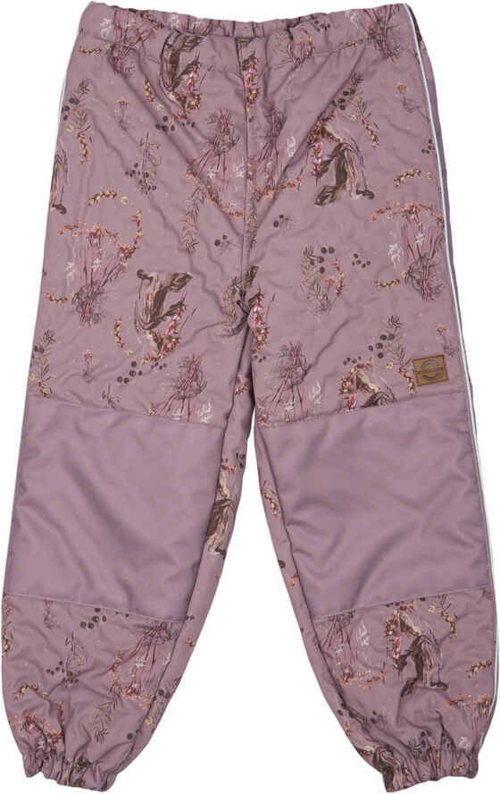 Mikk-Line Thermal  Frill Set AOP Twilight mauve