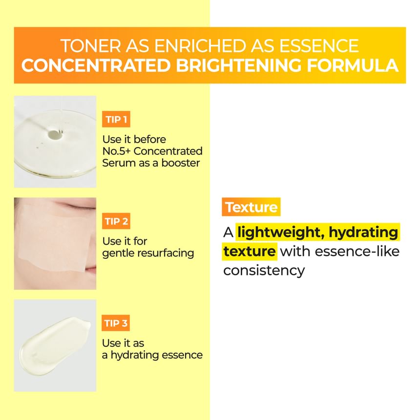 numbuzin - No.5 Vitamin Boosting Essential Toner