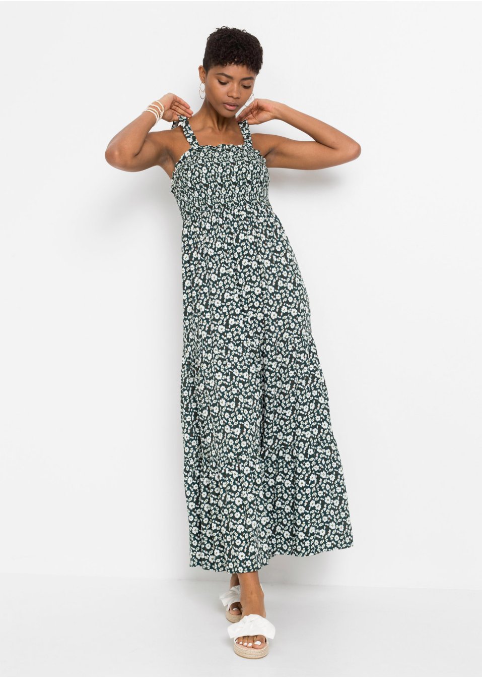 Robe longue en viscose