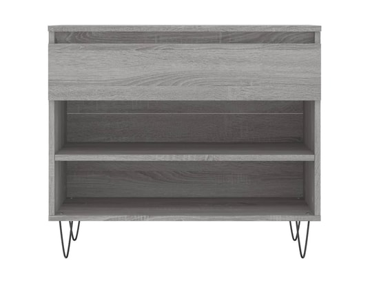 VIDAXL - Armoire à chaussures sonoma gris 70x36x60 cm bois d'ingénier...
