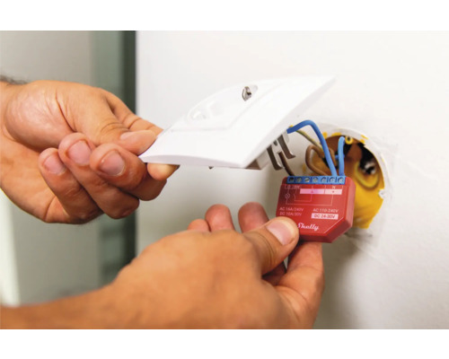 Shelly Plus 1PM verbeterde 1-kanaals wifi-switch - Compatibel met SMART HOME van hornbach