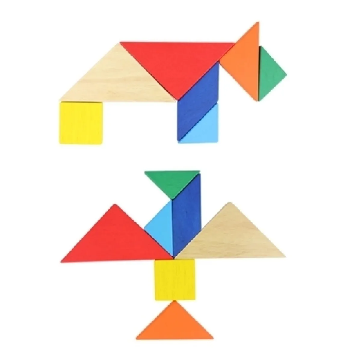 Wewoo Tangram Puzzle en bois